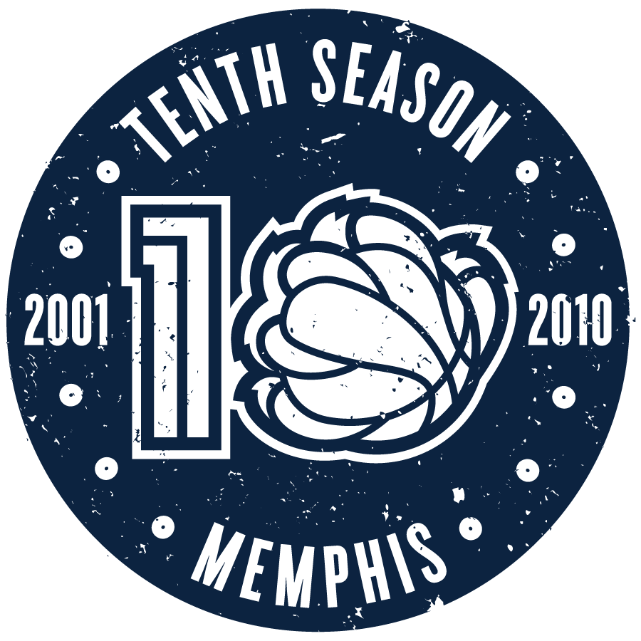 Memphis Grizzlies 2011 Anniversary Logo DIY iron on transfer (heat transfer)